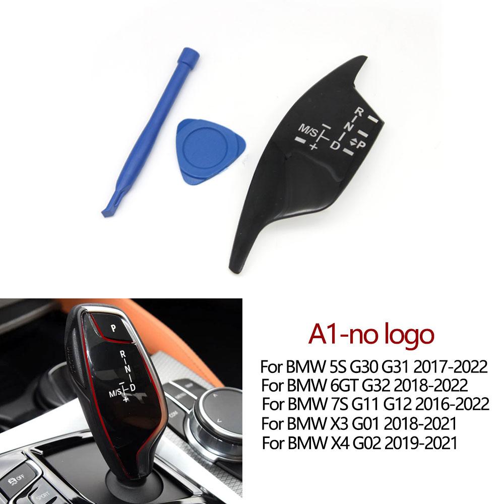 Left Hand Driver Car Interior Gear Shift Knob Panel Sticker Cover Replacement For BMW 5 6GT 7 X3 X4 G30 G31 G32 G11 G12 G01 G02