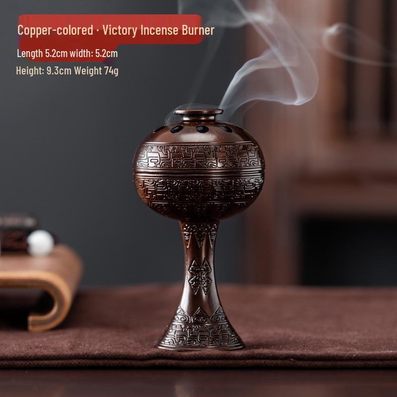 Auspicious Clouds Sandalwood & Agarwood Coil Incense for Indoor Aromatherapy - Long-lasting Deodorizing Incense Burner Censer