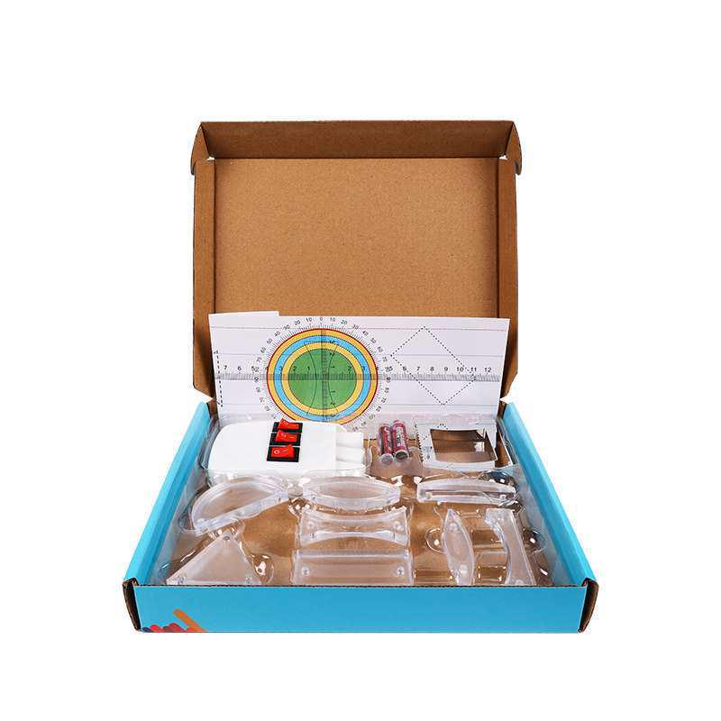 Magnetic Optical Experiment Set with Parallel Laser, Concave & Convex Lenses for Junior High Physics