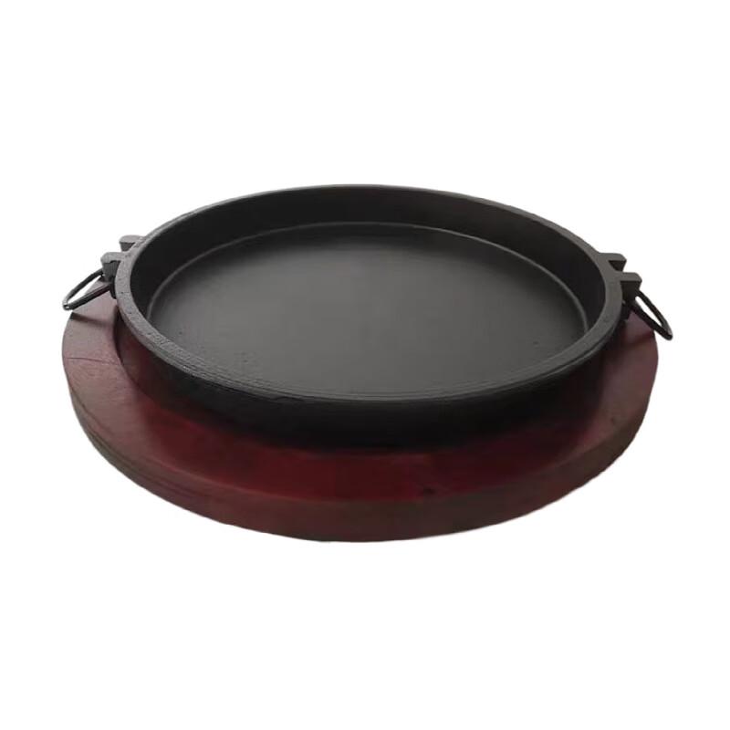 ZISIZ Cast Iron Teppanyaki Grill Plate