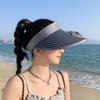 New Summer Sun Protection Hat for Women Sun Hat for Women Summer Sun Protection Rechargeable Fan Empty Top Hat Big Brim Outdoor