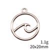 Mother's Day Charms For Bags Wave Water Drop Swirl Charms Pendant Audience Bag Pendant