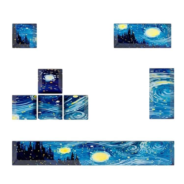 8Klawiszowe Spersonalizowane Klawiatury Mechaniczne Nakładki na Klawisze ESC Enter Spacja 6.25u PBT Oryginalny Profil Nowatorska Pokrywa Klawiszy Klawiatury DIY