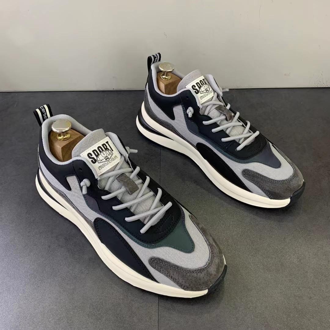 

Высококачественные мужские кроссовки для бега, удобные весенние спортивные туфли с воздушной подушкой, теннисные туфли, нескользящие кроссовки для ходьбы, Tenis Masculino 42 серый