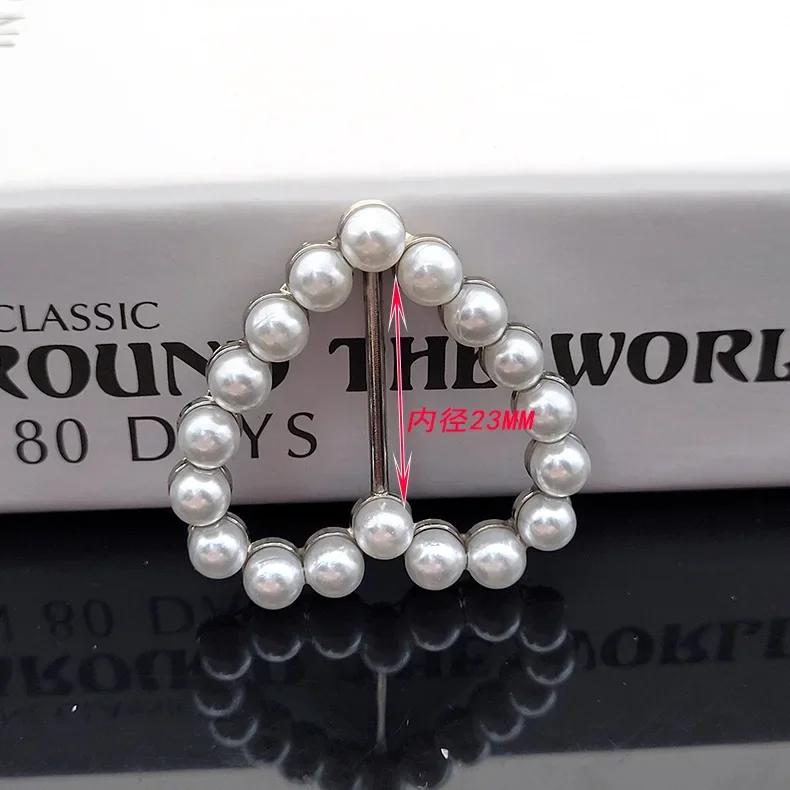 1pcs T-shirt Silk Scarf Decorative Fixed Buckle Corner Knotting Artifact Waist Scarf Silk Buckle Clothing Accessories