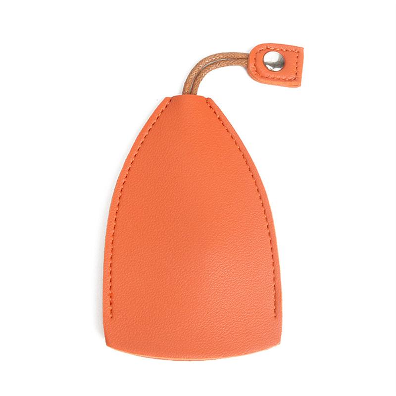 Cute Pu Leather Car Key Case Pull-Out Car Keychain Bag Large-Capacity Personalized Keychain for Women Car Key Cover