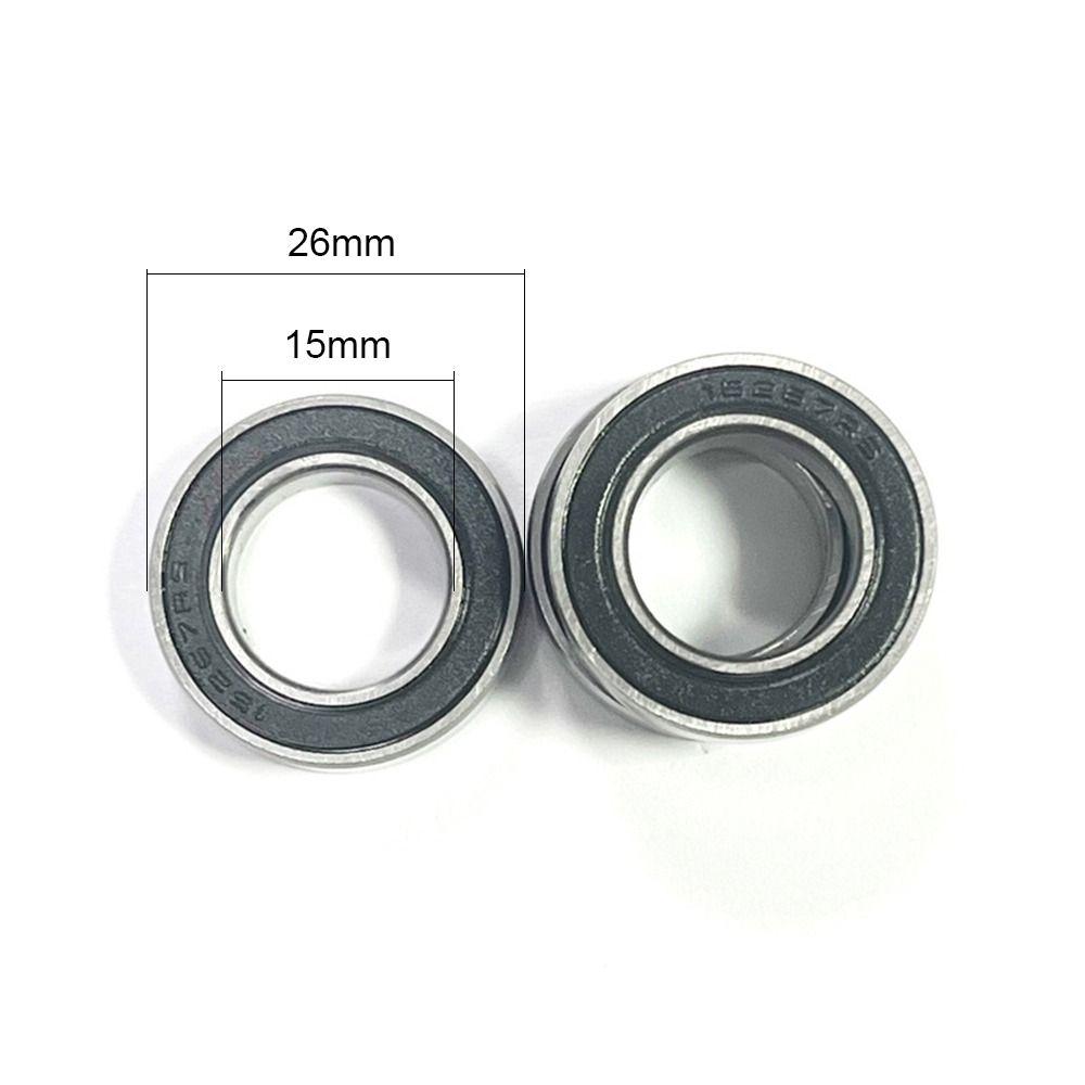 4PCS ocelové pryžové těsnění 15x26x7 mm 15267-2RS Kuličková ložiska Čerpadlo Průmysl