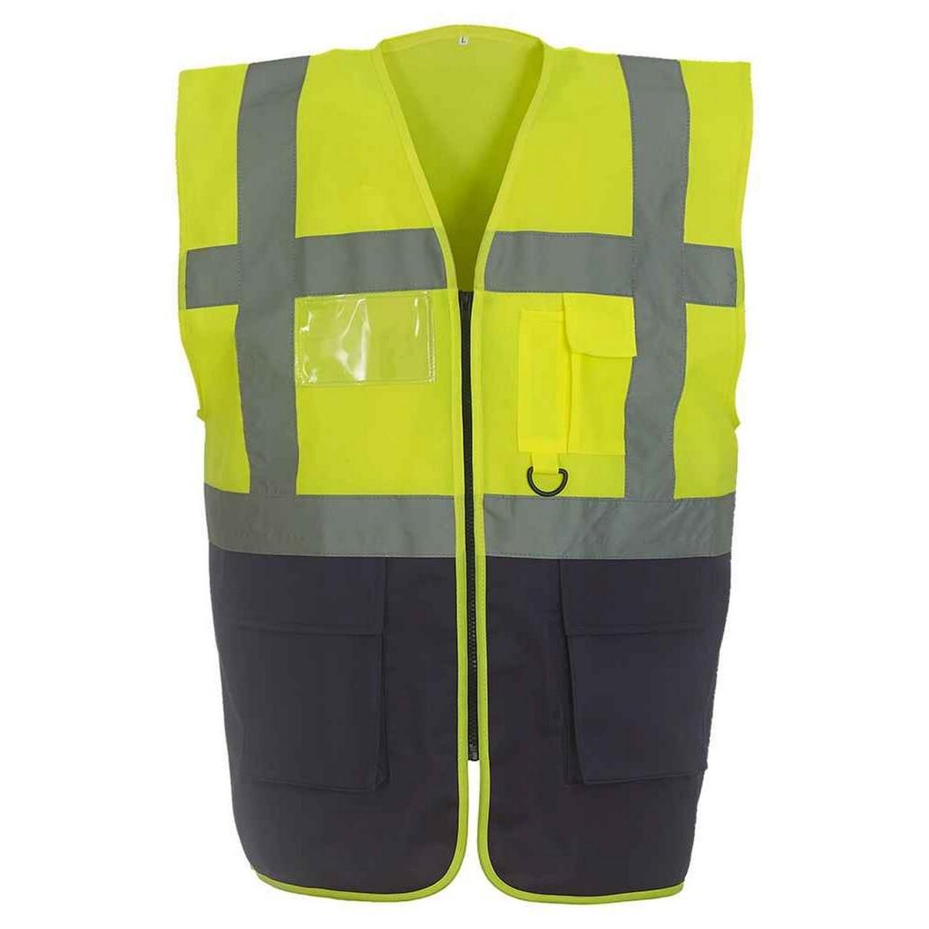 Yoko Unisex Adult Executive Recycled Hi-Vis Waistcoat