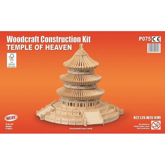 Maquette en bois Temple du ciel