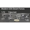 1:72 4D Zusammenbau Soldatenmodell Kunststoff Kleiner Soldat Verschiedene Formen Sandtischmodell Spielzeug