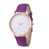 Elegant Ladies Leather Strap Quartz Wristwatch Girl Bracelet Watch Gifts for Woman