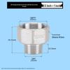 304 Stainless Steel Threaded Reducer Coupling