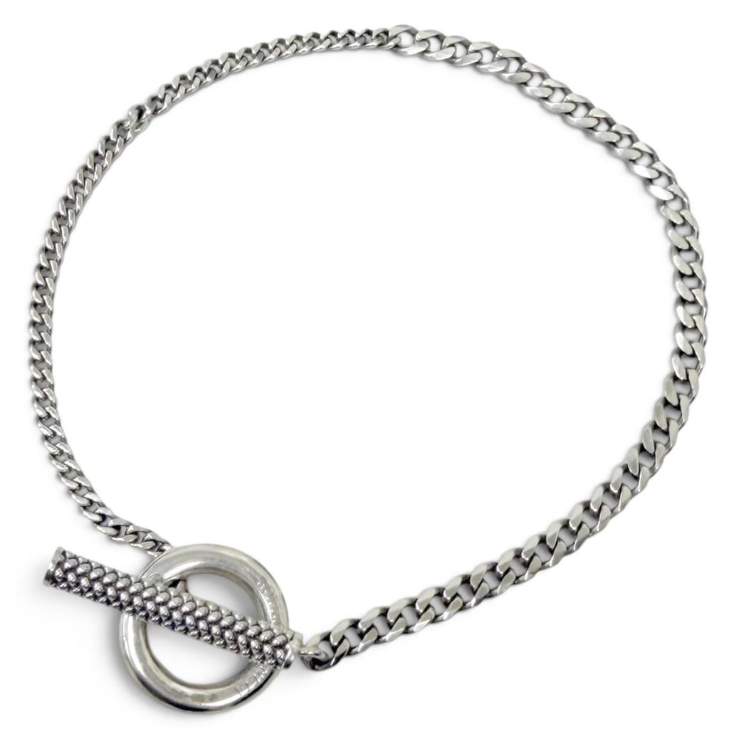 Great BOTTEGAVENETA bracelet Chain Silver SV925 mens 732337 Used