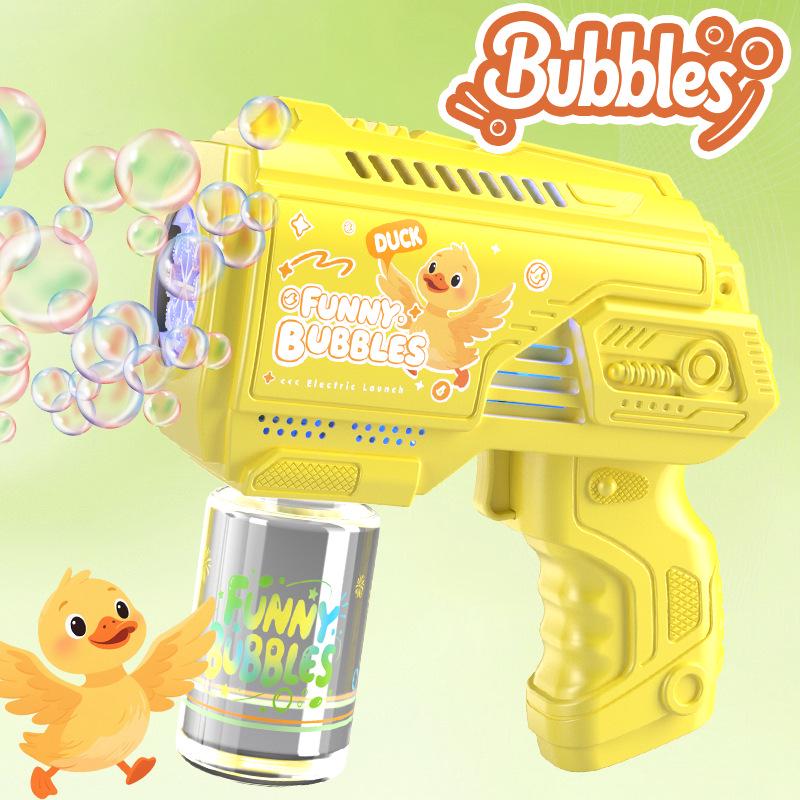 Popular Kid's 32-Hole Electric Bubble Gun - Automatic Handheld Toy for Bubbles