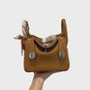 Bags 2024: New Women's Genuine Leather Lindy One-Shoulder Handbag & Crossbody Pillow Bag