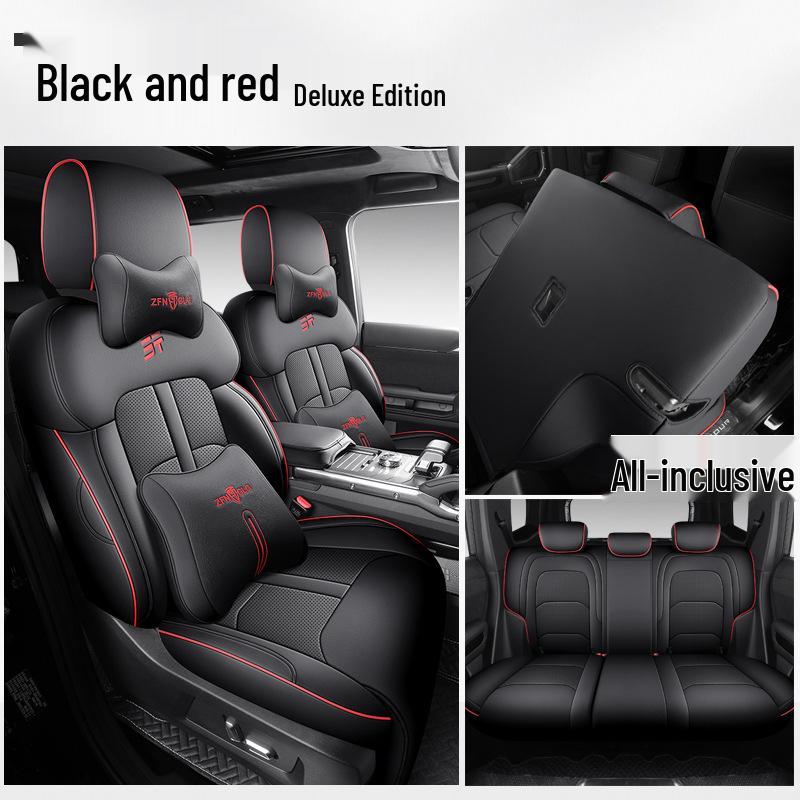 Jetour Shanhai T2 Autositzkissen aus Leder – Ganzjahresgröße, universelle Passform