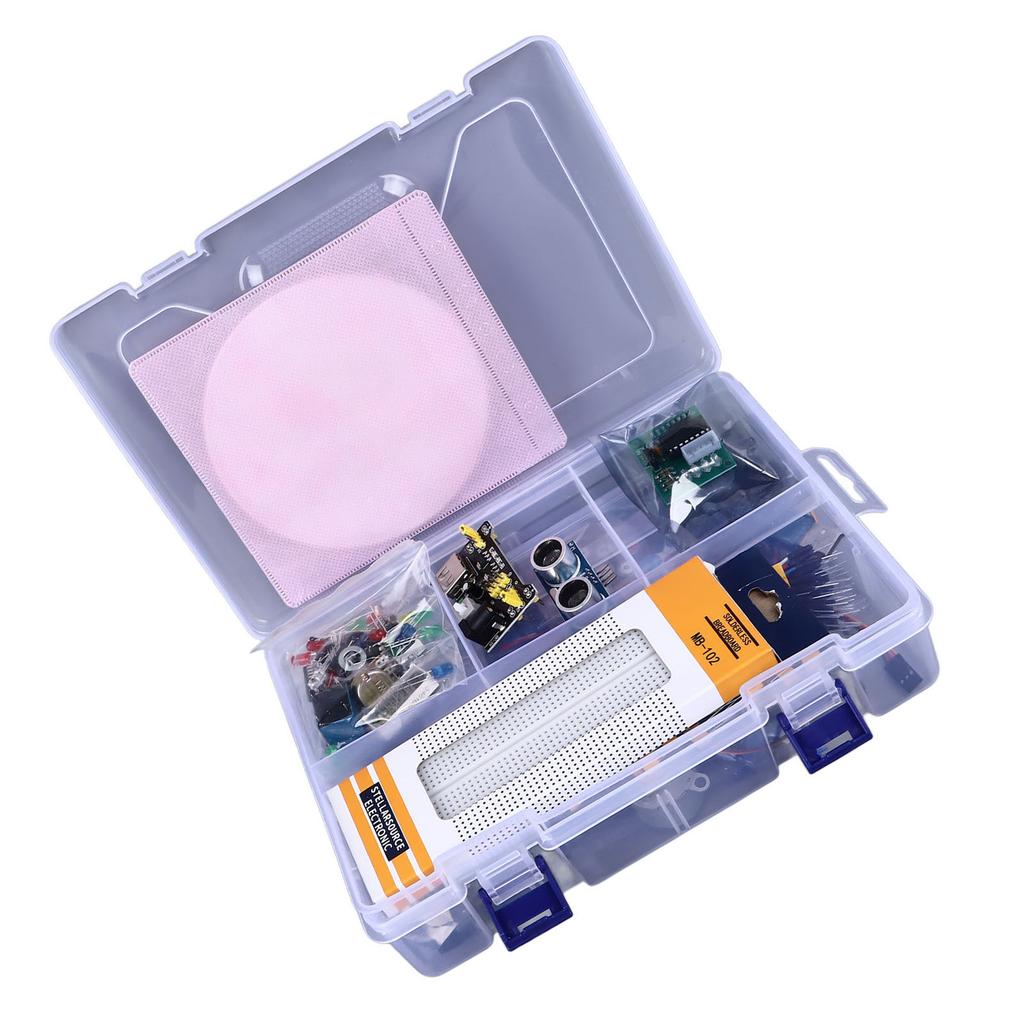 Kit Componente Electronice 830 Breadboard LED Buzzer Rezistor Senzor Temperatură Umiditate Electronică