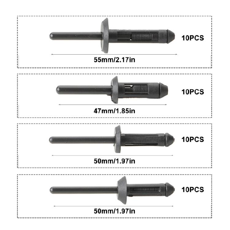 41pcs Hand Rivet Tool Set Riveting Machine Set Simple Operate Tool for Versatile Use Across Metal Sheet Work & Repairs