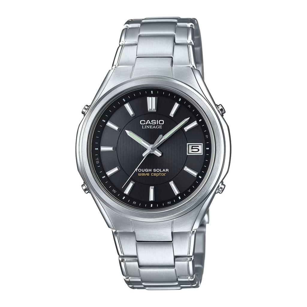 CASIO Lineage LIW-120DEJ-1AJF Radio Solar Men's Watch Silver 5 Bar