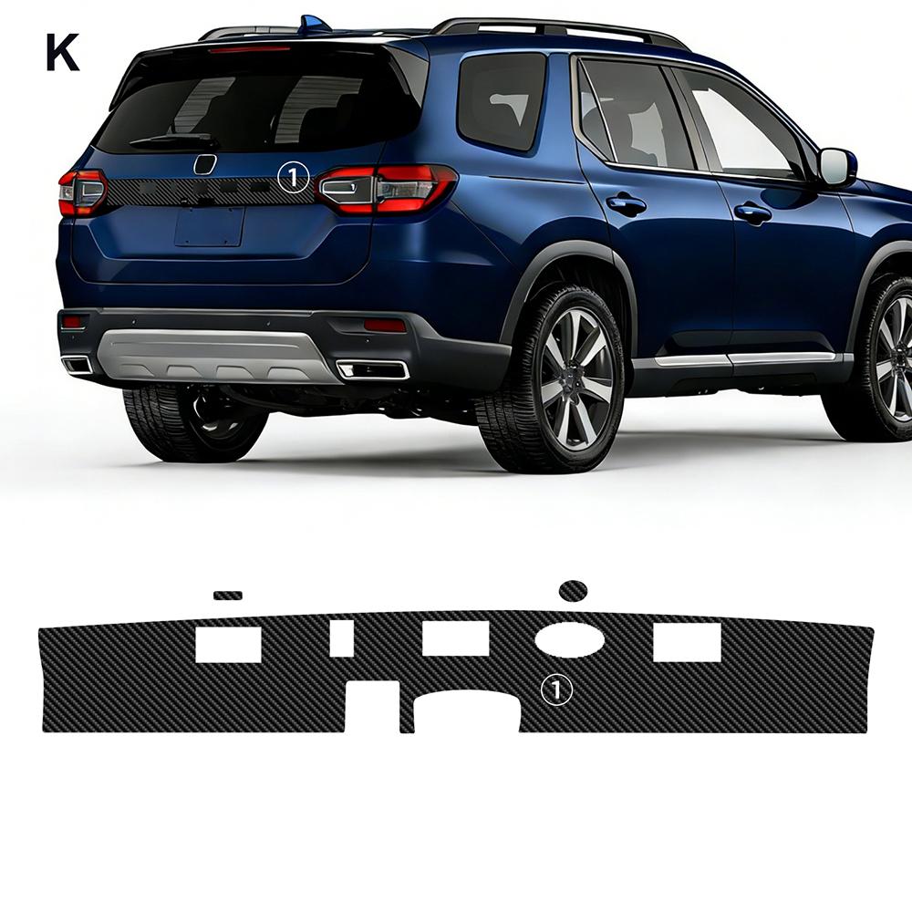 For Honda Pilot 2023 2024 2025 TPU Car Headlight Rearview B C Pillar Protection Film Pre-cut Anti-scratch Clear Smoked Sticker