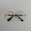 Pet Fashion Round Sunglasses for Cats & Dogs - 9cm Cotton Doll Accessories
