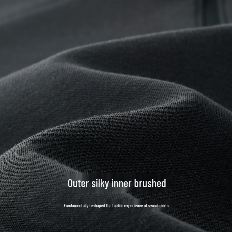 Shanshan Men's Cashmere Blend Thickened Mock Neck Sweatshirt