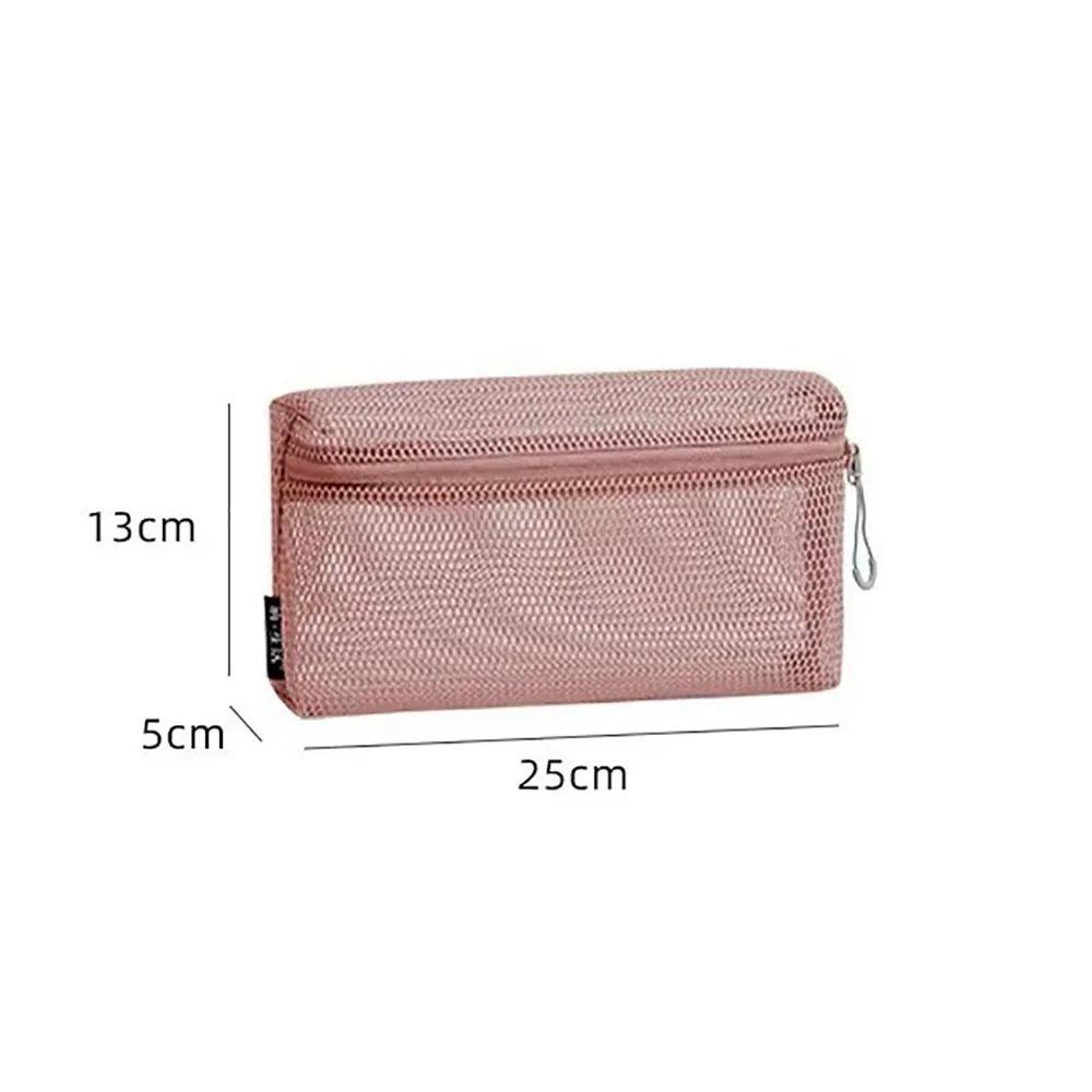New PVC Wash Bag Transparent Waterproof Cosmetic Bag Large Capacity Handheld Makeup Storage Bag Women