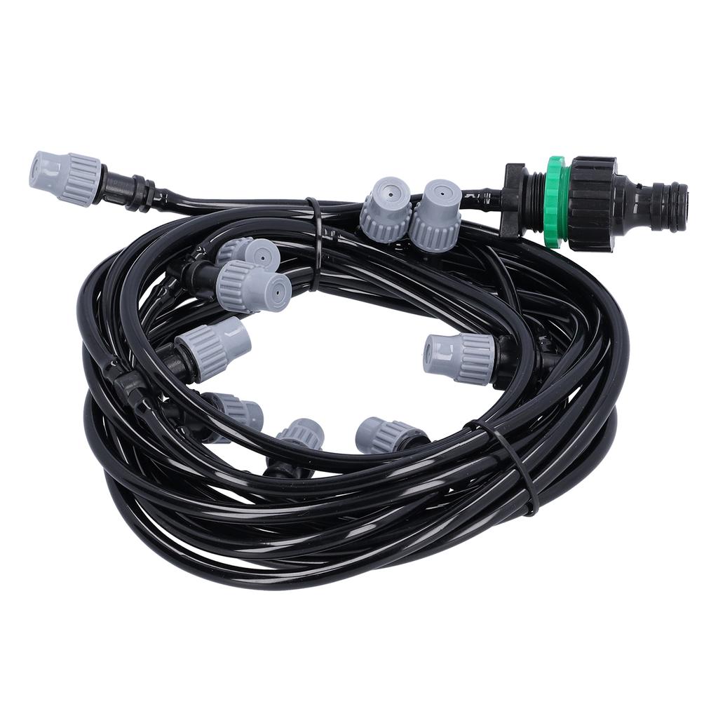 10m   32.8ft 4 7 Irrigation Hose with 10 Misting Sprayer Nozzles Garden Greenhouse Terrace Watering System