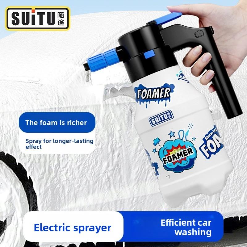Pulverizador de espuma para lavado de coches, botella de spray de alta presión, herramienta de limpieza