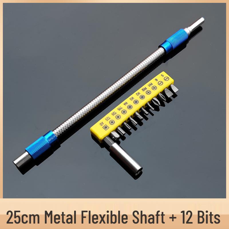Metal Soft Shaft Bit Extension Multi-Angle Drill Screwdriver Adapter