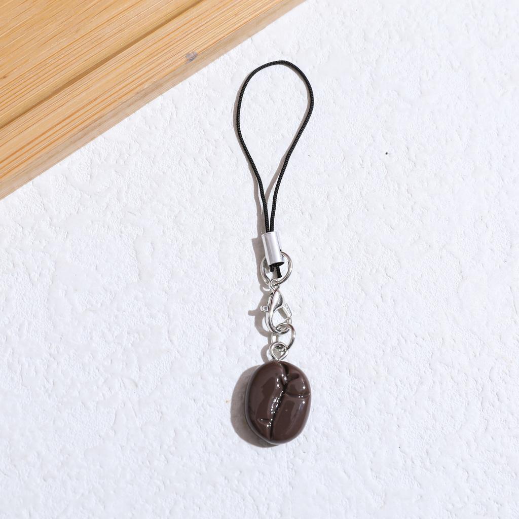 Minimalist Creative Coffee Cup Charming Coffee Bean Bag Charm Car Accessory Bag Charm