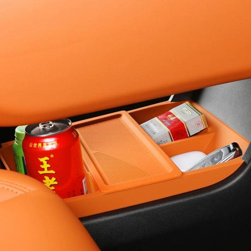 For Haval V7 Raptor Menglong 2026 2025 Center Console Armrest Lower Storage Box Navigation Screen Rear Organization Tray