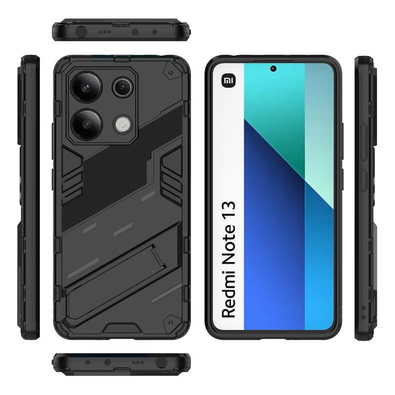 For Xiaomi Redmi Note 13 4G Cover Case Redmi Note 13 4G Capas PC Bumper Kickstand Shockproof Holder Cover Redmi Note 13 Pro Plus