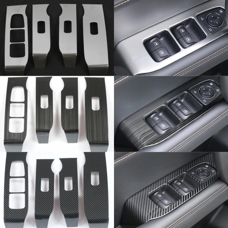 For Haval Dargo    Inner Door Armrest Window Buttons Cover Trims Glass Switch Frame Panel Sticker Car Accessories