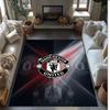 Manchester United FC Soccer Football Pattern Soft Area Rug Non Slip Indoor Floor Carpet Sports Decor Mat for Bedroom