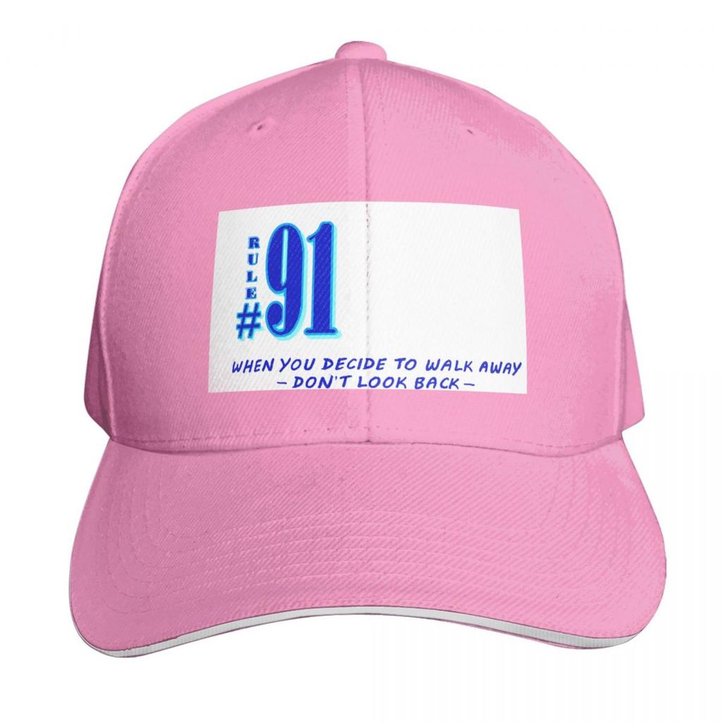 Gibbs Rule 91 Baseball Cap Snapback Flat Bill Strapback Dad Hat Six Panel Structured Crown