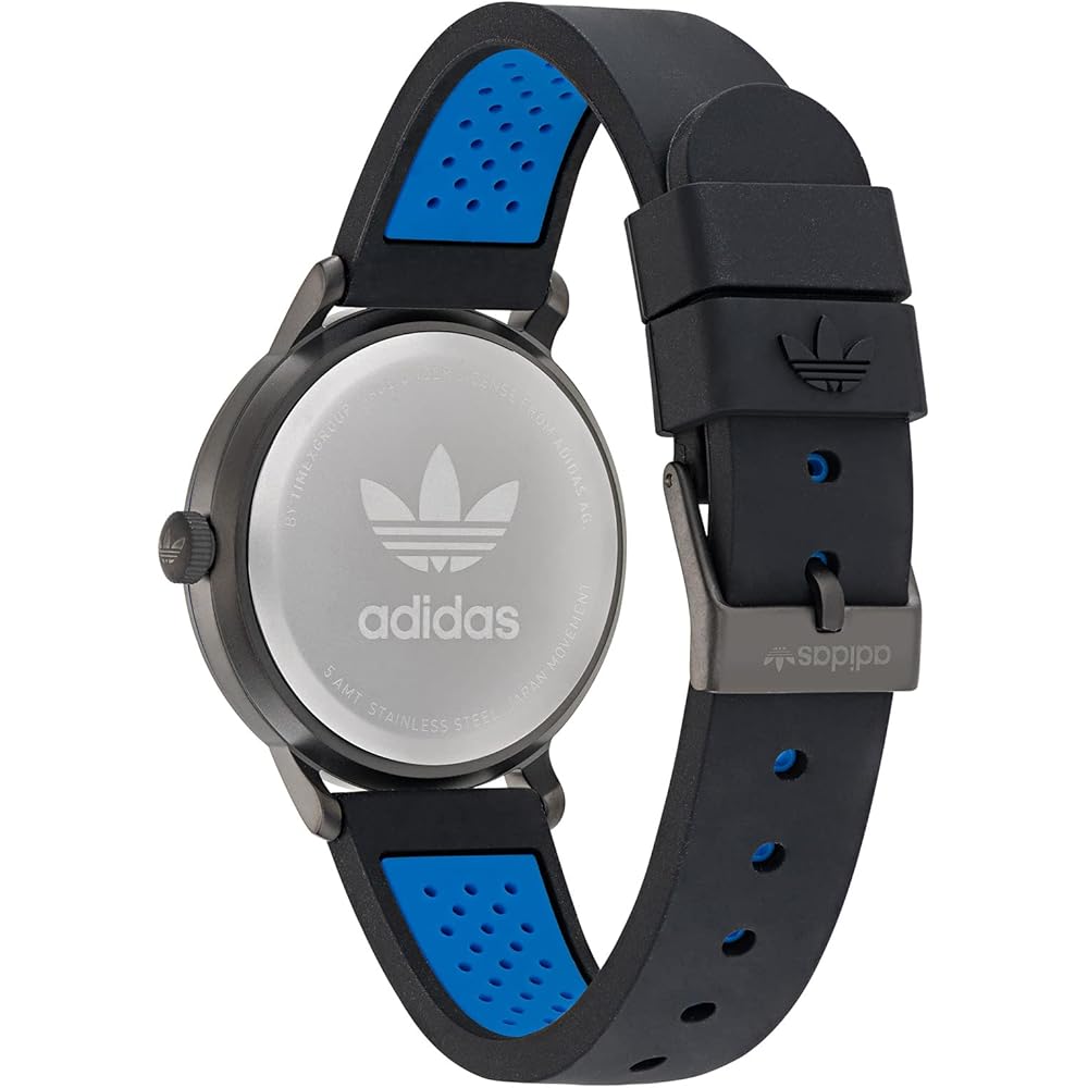 Adidas Originals AOSY22020 Quartz Watch 5 ATM Water Resistant Mineral Glass Black Dial Men's