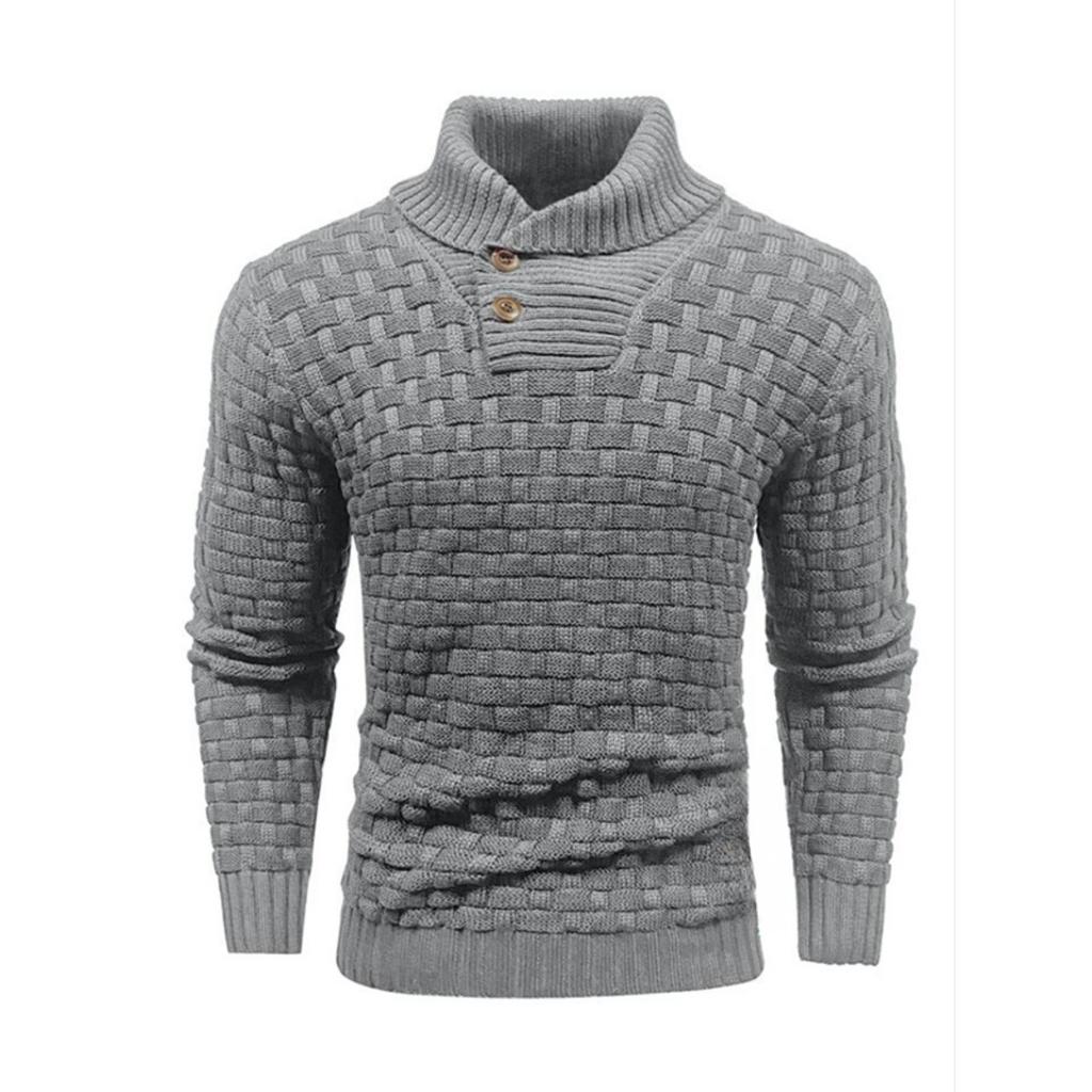 Pull-overs Tricotés pour Homme, Pulls à la Mode à Col Rond et Coupe Slim, Vêtements pour Homme