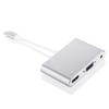 Lightning 8 Pin Male To HDMI+VGA+Audio Female Cable Adapter for iPhone X/8P/8/7/7 Plus Etc.