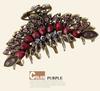 Big Metal Hair Claw Jewelry Vintage Flower Hair Claws Crab Women Banquet Rhinestone Hair Clip Accessories
