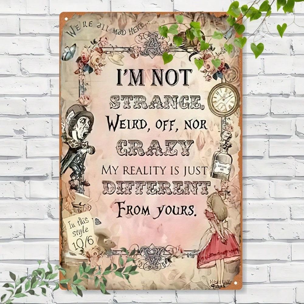 Funny Metal Tin Sign Novelty Home Decor Wall Art Bar Cafe Farmhouse Gift