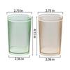 Set of 2 Reusable Couples Cups, Bathroom Drinking Cups, Rinsing Cups