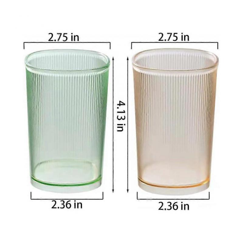 Set of 2 Reusable Couples Cups, Bathroom Drinking Cups, Rinsing Cups