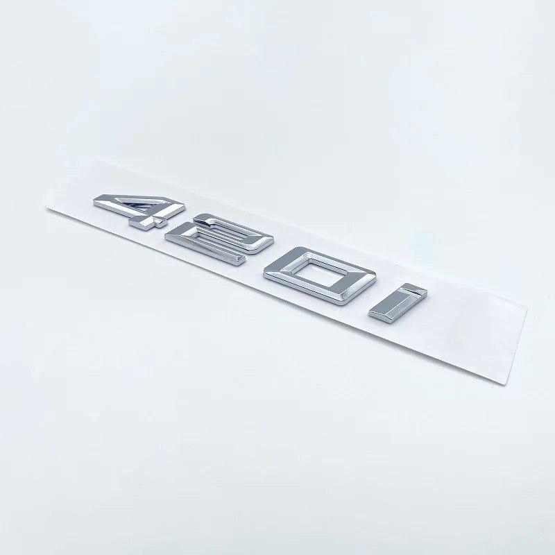 Nowe cyfry litery 420i 428i 430i 435i 440i ABS godło dla BMW serii 4 F32 F33 F36 G22 G23 bagażnik samochodowy tabliczka znamionowa naklejka z logo