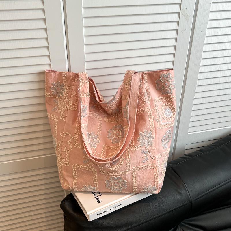 Personality trend casual simple summer new 2025 fashion large capacity bag women's foreign style shoulder tote bag