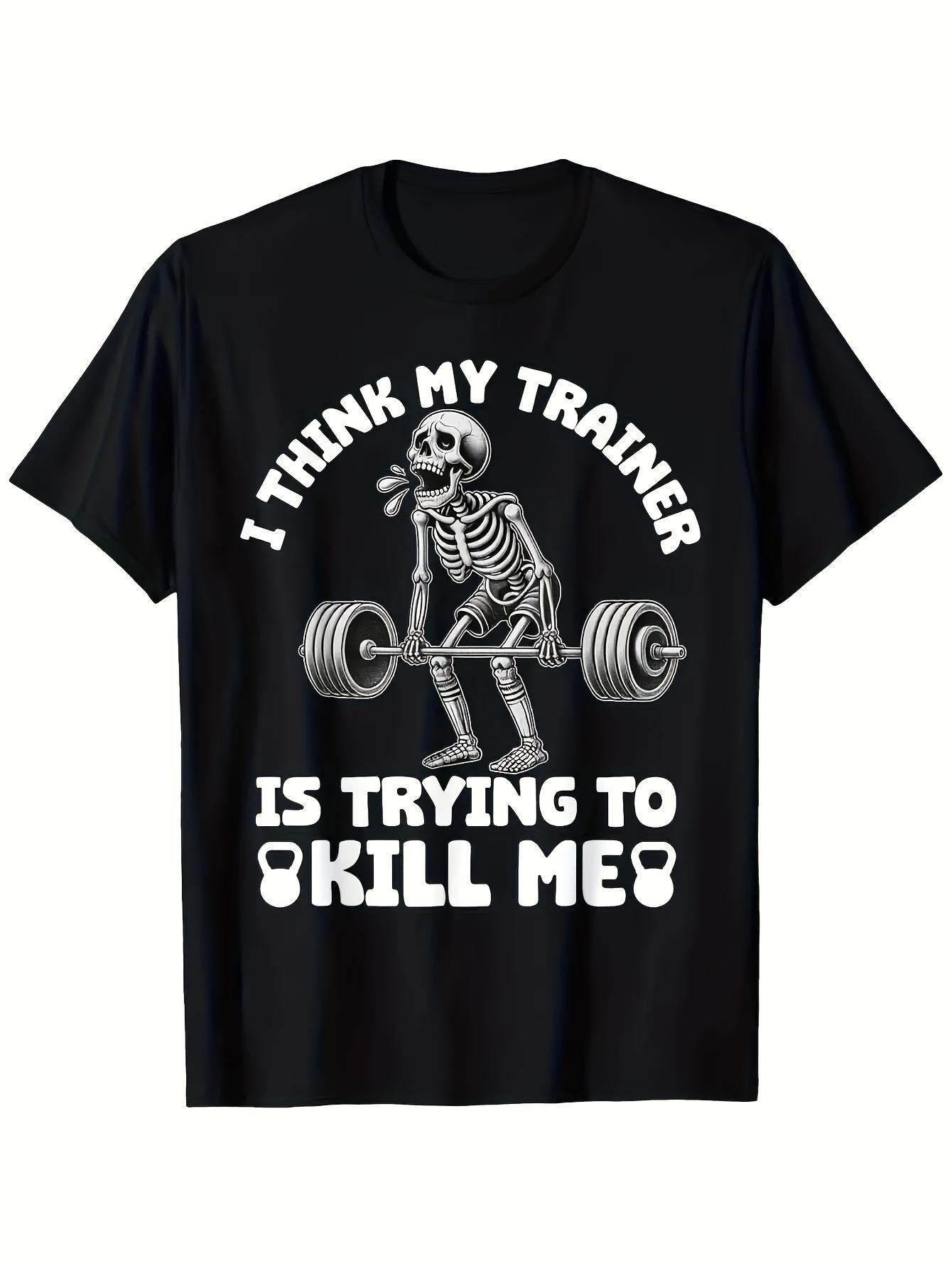 

T-Shirt y2k I THINK My Trainer Black 3XL
