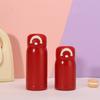 Macaron-Colored Pea Cup 304 Stainless Steel Double-Layer Vacuum Insulated Cup Compact Portable Bounce Cup for Students