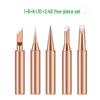 900 Pure Copper Inner Heated Soldering Iron Tip for 936 Station with 907 Handle & Auto Solder Feeder for Non-Magnetic Welding