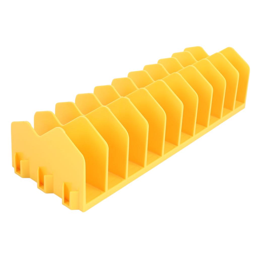 2PCS Wrench Organizer ABS Space Saving Multifunctional 10 Slot Wrench Holder for Pliers Ratchets Scissors Screwdrivers