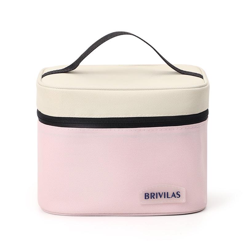 Dopamine Small Color Block Insulated Lunch Bag for Work & Picnics